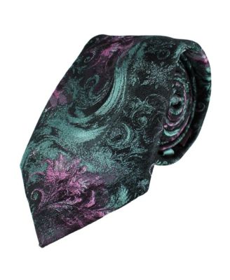 Men's Arcane Storm Silk Tie & Pocket Square Bundle