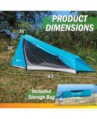 Single Person Tent Ultralight 1 Person Camping Tent with Rainfly and Carrying Bag Lightweight Outdoor Bivy Bag Shelter