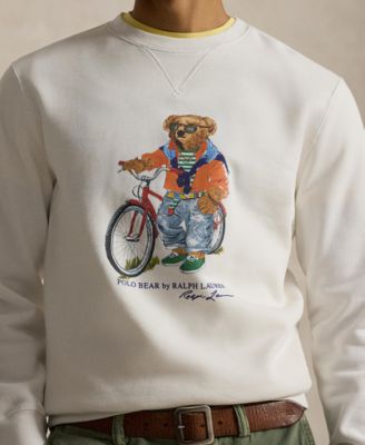Men's Bears Print Crewneck Sweatshirt