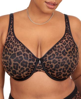 Women's Sheer Mesh Plunge T-shirt Bra