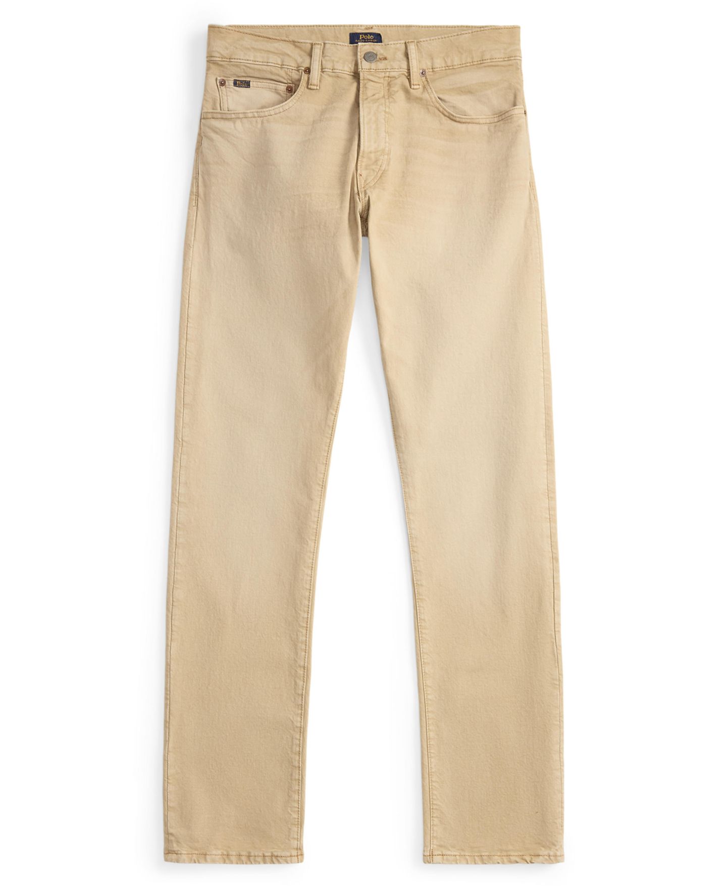 Мужские джинсы Polo Ralph Lauren Varick Slim Straight Stretch, цвет: Хаки — фото 6