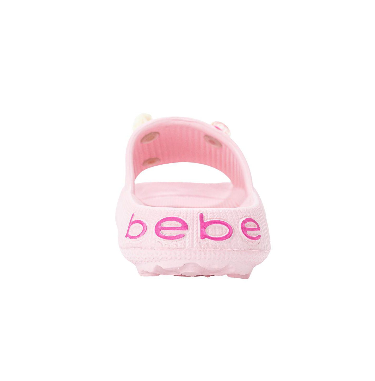 Сандалии Bebe Girls EVA Slide - Lightweight Comfy Slide Sandals with Ice Cream Charms для девочек, цвет: Розовый — фото 3