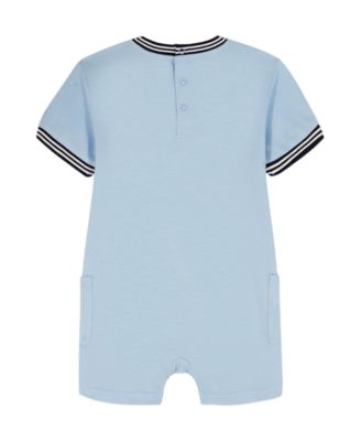 Baby Boys' Pique Knit Shorts Romper