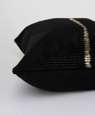 Faye Cotton Velvet Decorative Pillow, 22" x 22"