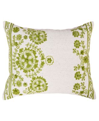 Anna Cotton Decorative Pillow, 14" x 20"