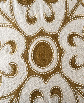 Emma Cotton Decorative Pillow, 18" x 18"