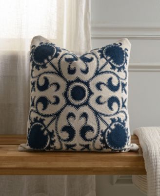 Emma Cotton Decorative Pillow, 18" x 18"