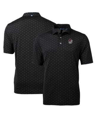 Men's Black Georgia Bulldogs Big & Tall Virtue Eco Pique Tile Print Polo Shirt