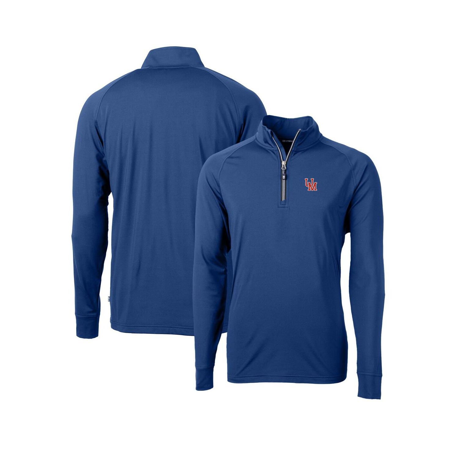 Men's Royal Ole Miss Rebels Adapt Eco Knit Stretch Quarter-Zip Pullover