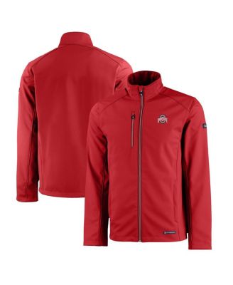 Men's Scarlet Ohio State Buckeyes Evoke Eco Softshell Full-Zip Jacket