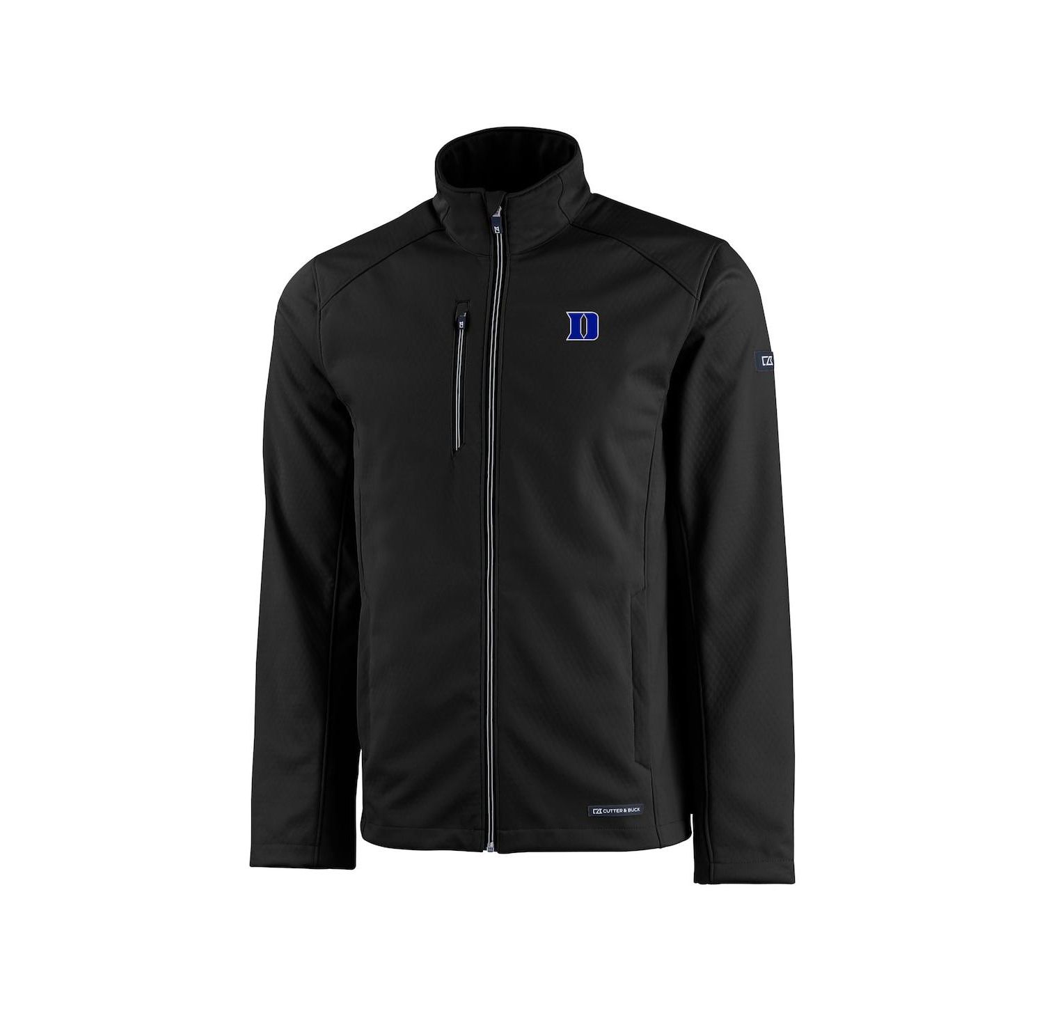 Men's Black Duke Blue Devils Evoke Eco Softshell Full-Zip Jacket