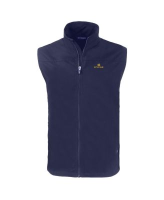 Men's Navy Notre Dame Fighting Irish Charter Eco Full-Zip Vest