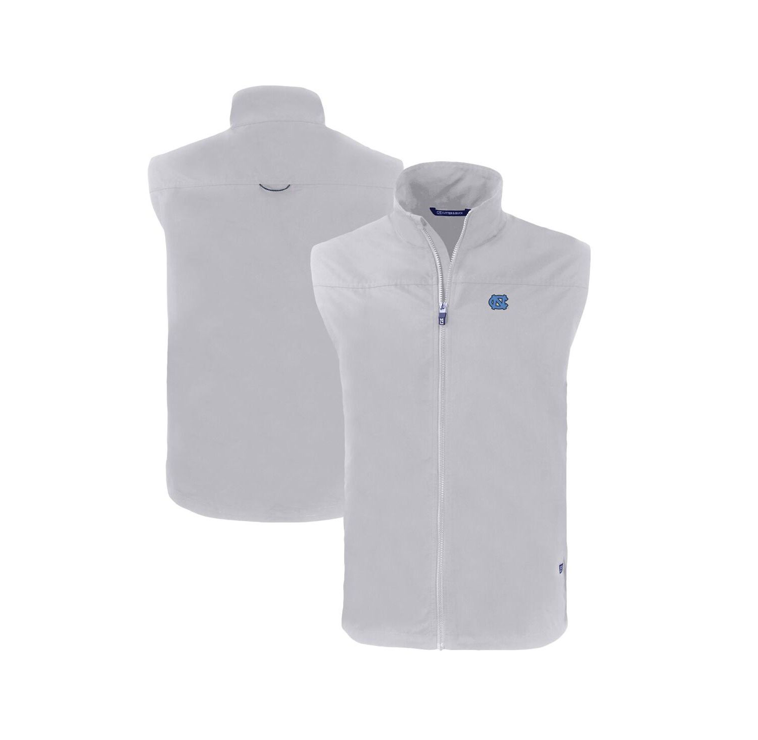 Men's Gray North Carolina Tar Heels Charter Eco Full-Zip Vest