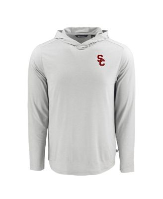 Men's Gray USC Trojans Coastline Epic Comfort Eco Long Sleeve Hoodie