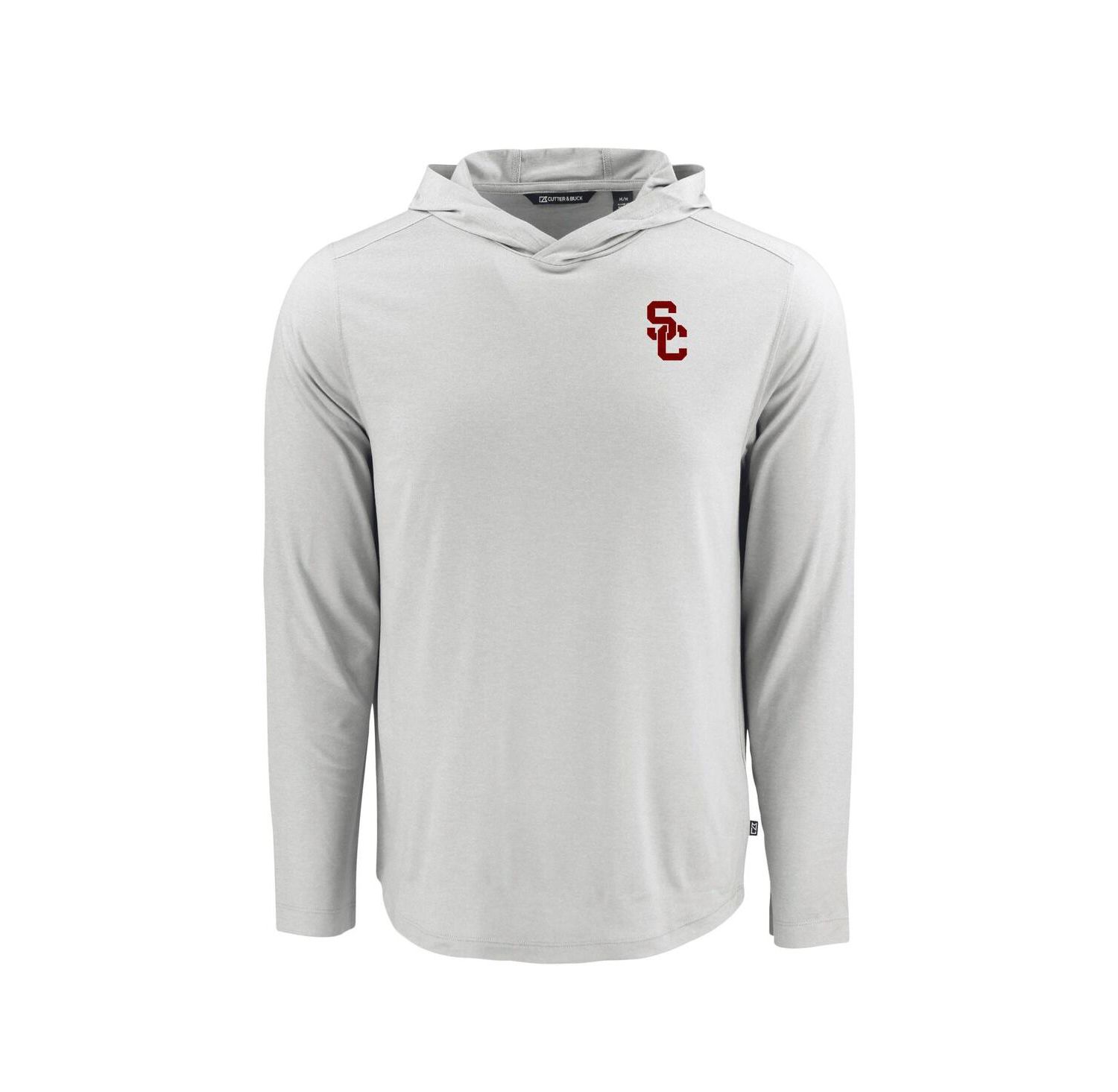 Men's Gray USC Trojans Coastline Epic Comfort Eco Long Sleeve Hoodie