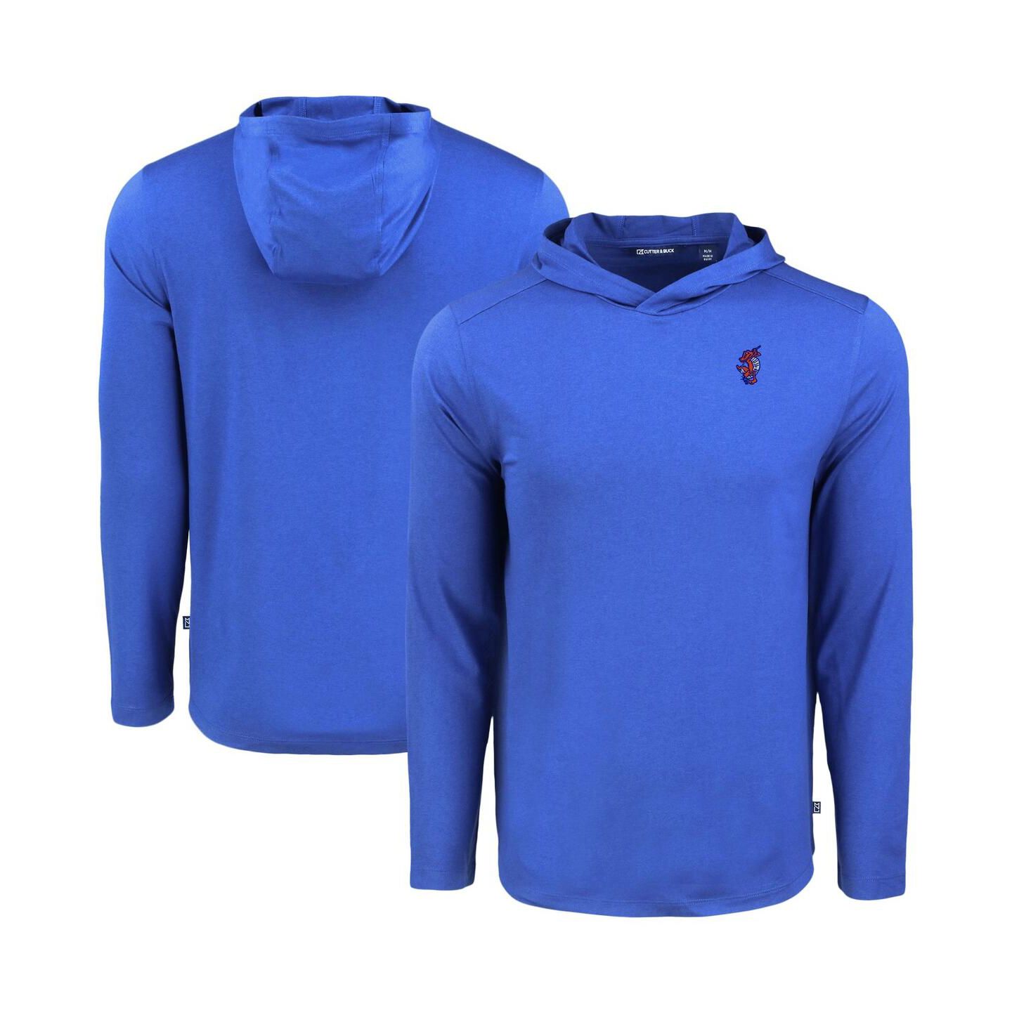 Мужское худи Cutter & Buck Royal Florida Gators Coastline Epic Comfort Eco Long Sleeve — фото 1