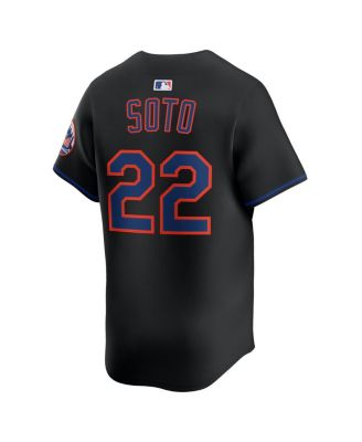 Men's Juan Soto Black New York Mets Alternate Limited Player Jersey