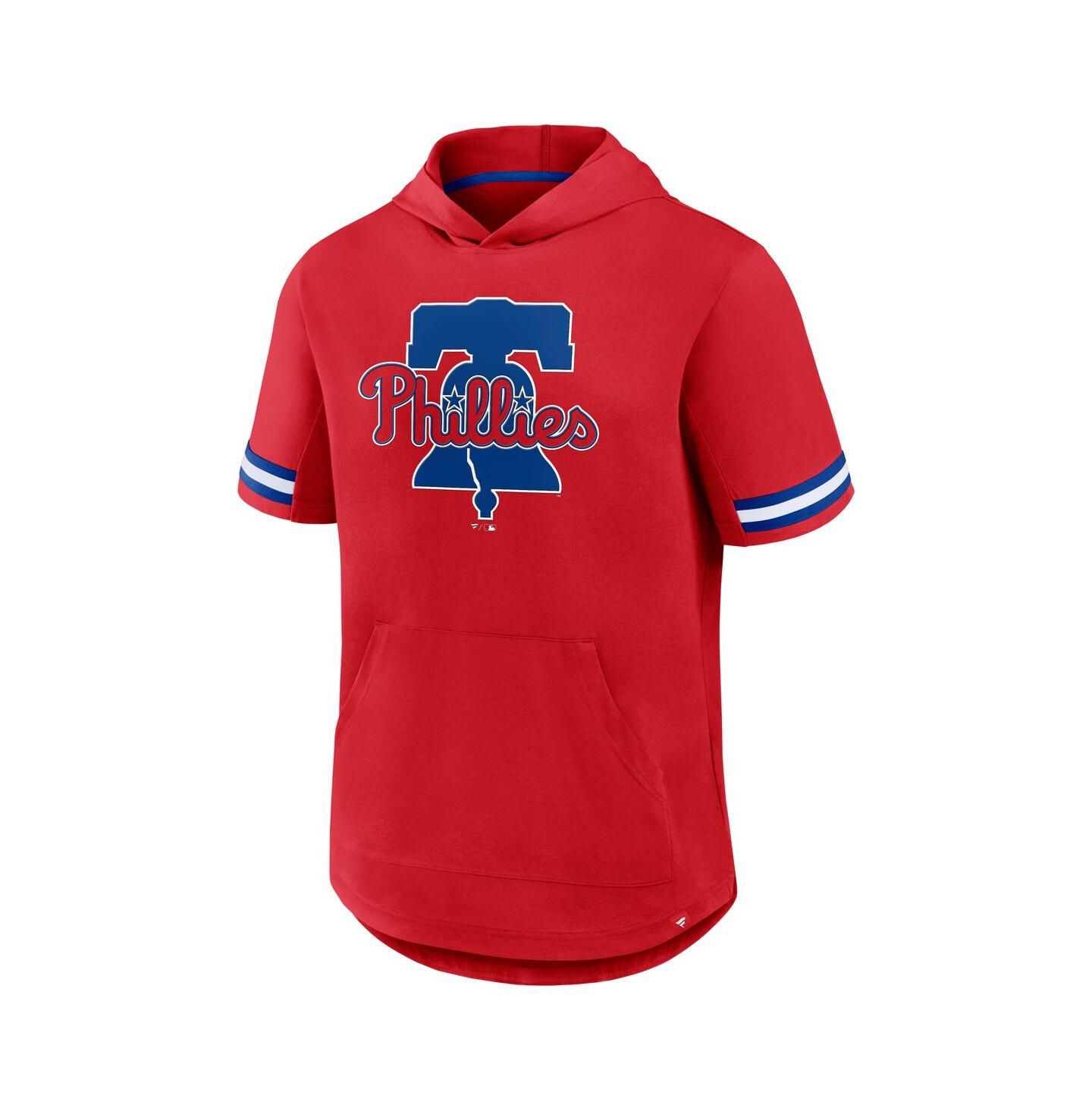 Мужская футболка Fanatics Red Philadelphia Phillies Optimal Play Hooded — фото 2