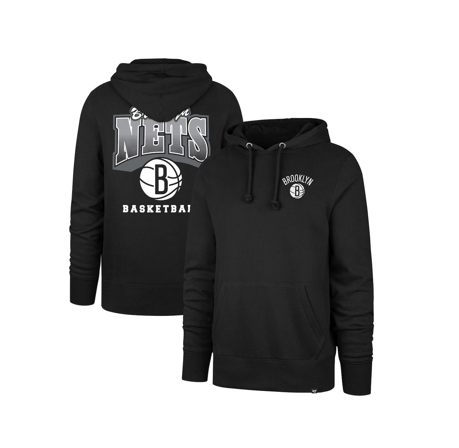 Men's Black Brooklyn Nets 2025/26 City Edition Jab Step Headline Hoodie