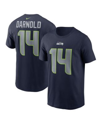 Men's Sam Darnold College Navy Seattle Seahawks Name & Number T-Shirt