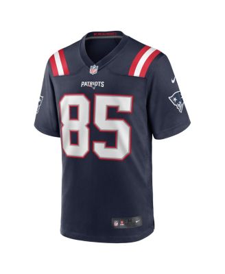 Men's Hunter Henry Navy New England Patriots Team Game Jersey