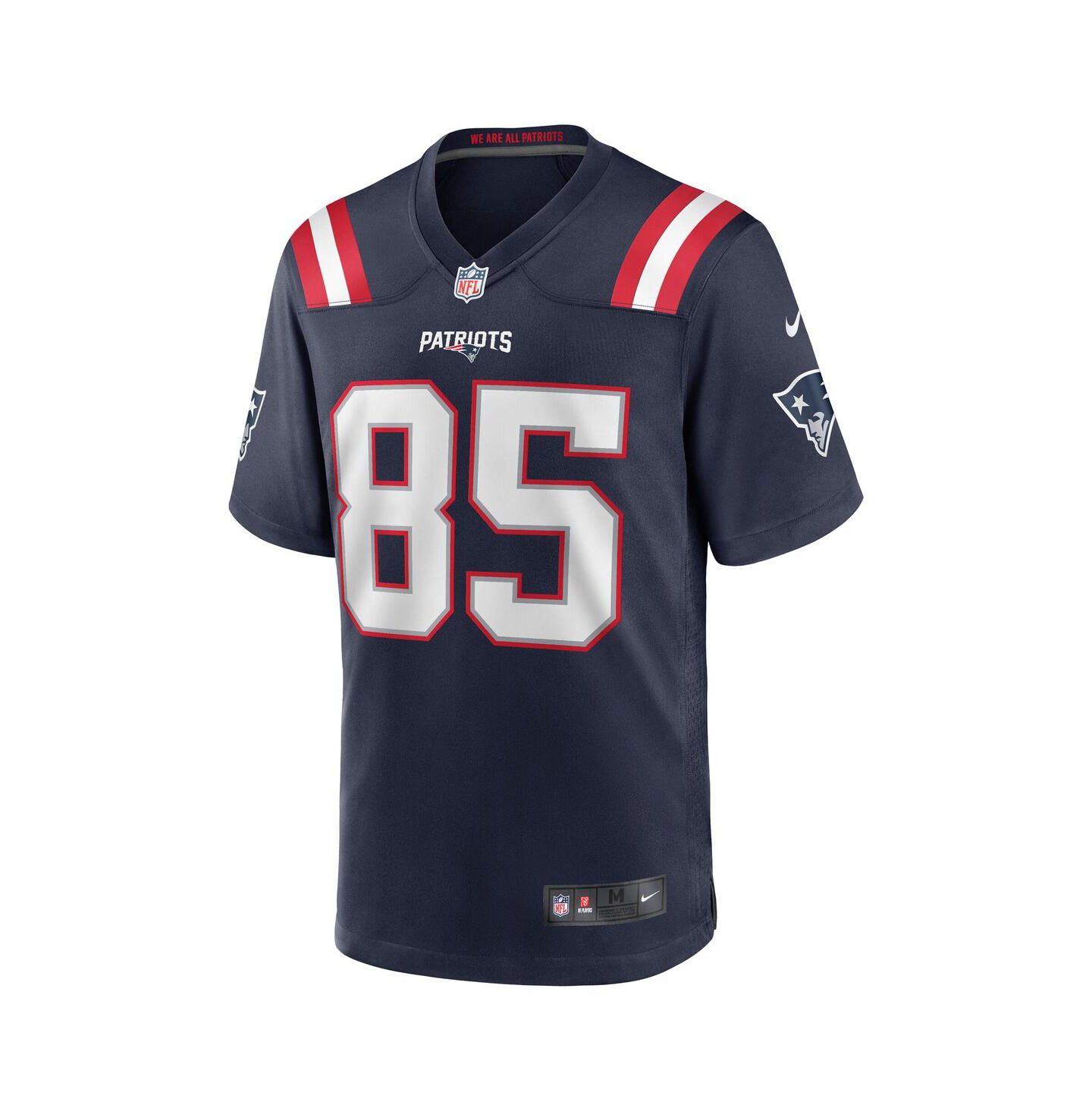 Мужской топ Nike Hunter Henry Navy New England Patriots Team Game Jersey — фото 2