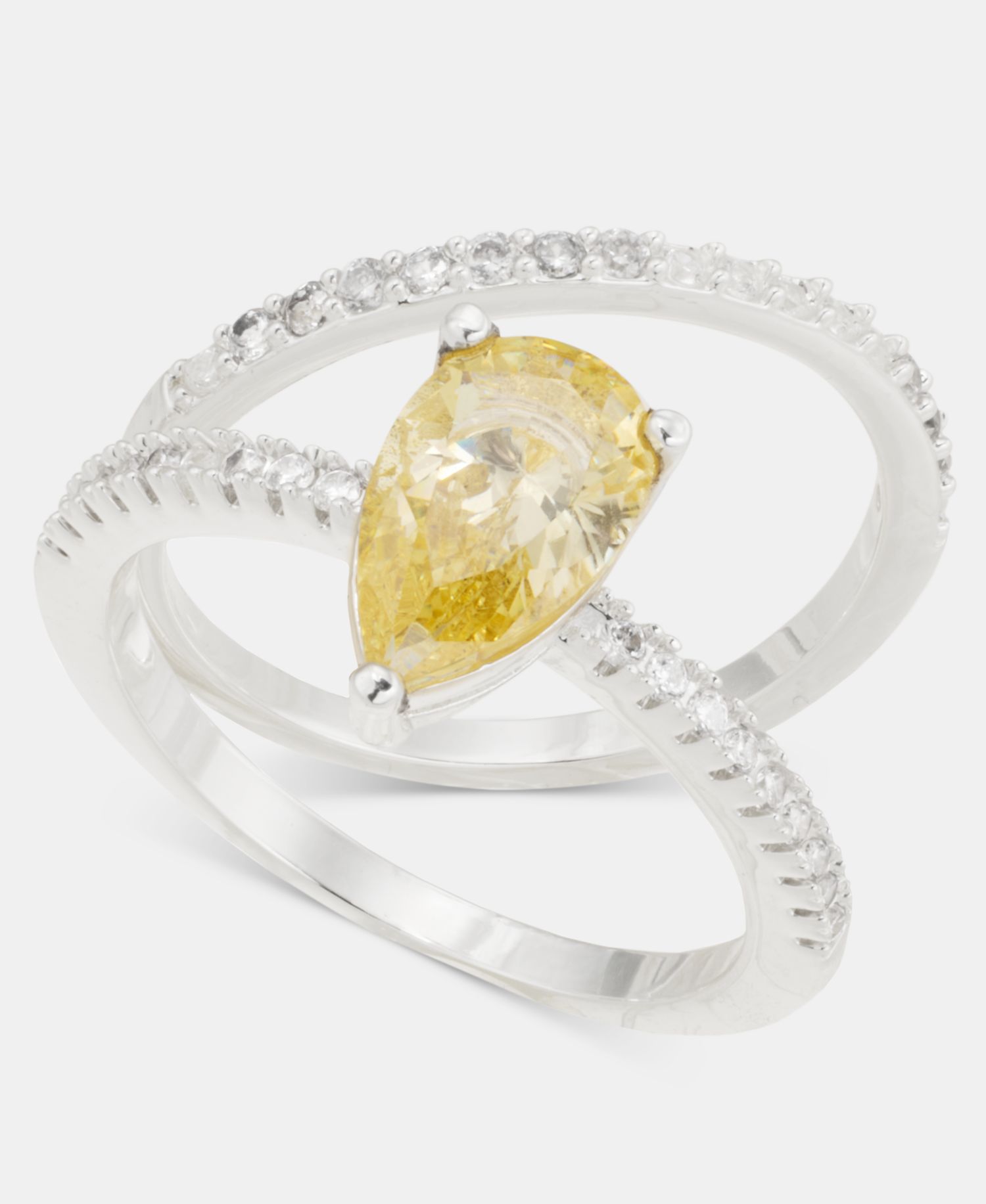 Yellow Crystal Ring