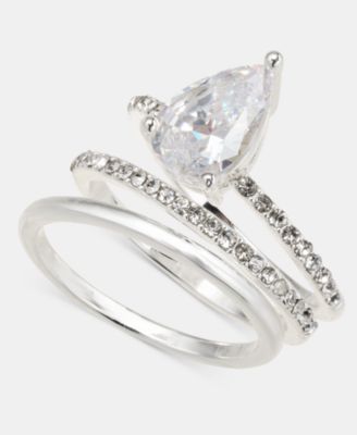 Cubic Zirconia Ring Set