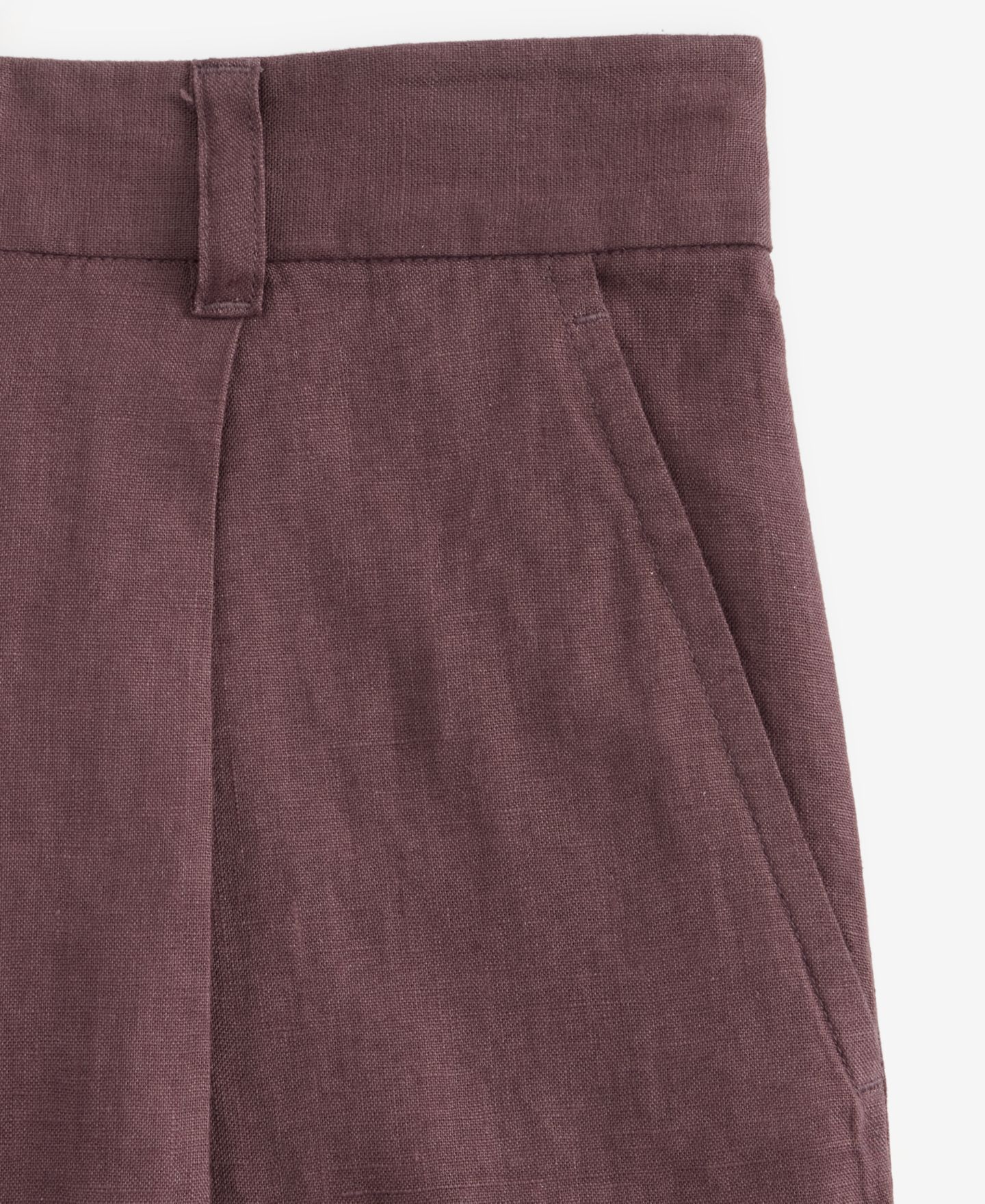 Мужские шорты Club Room Linen Pleated, цвет: Deep Kalamata — фото 2