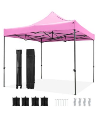 10x10 ft Pop-Up Canopy Gazebo with Wheeled Carry Bag