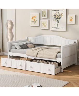 Streamdale Twin Wooden Daybed with 2 Drawers