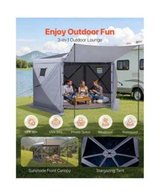 12x12 Pop Up Gazebo Screen Tent with Carry Bag