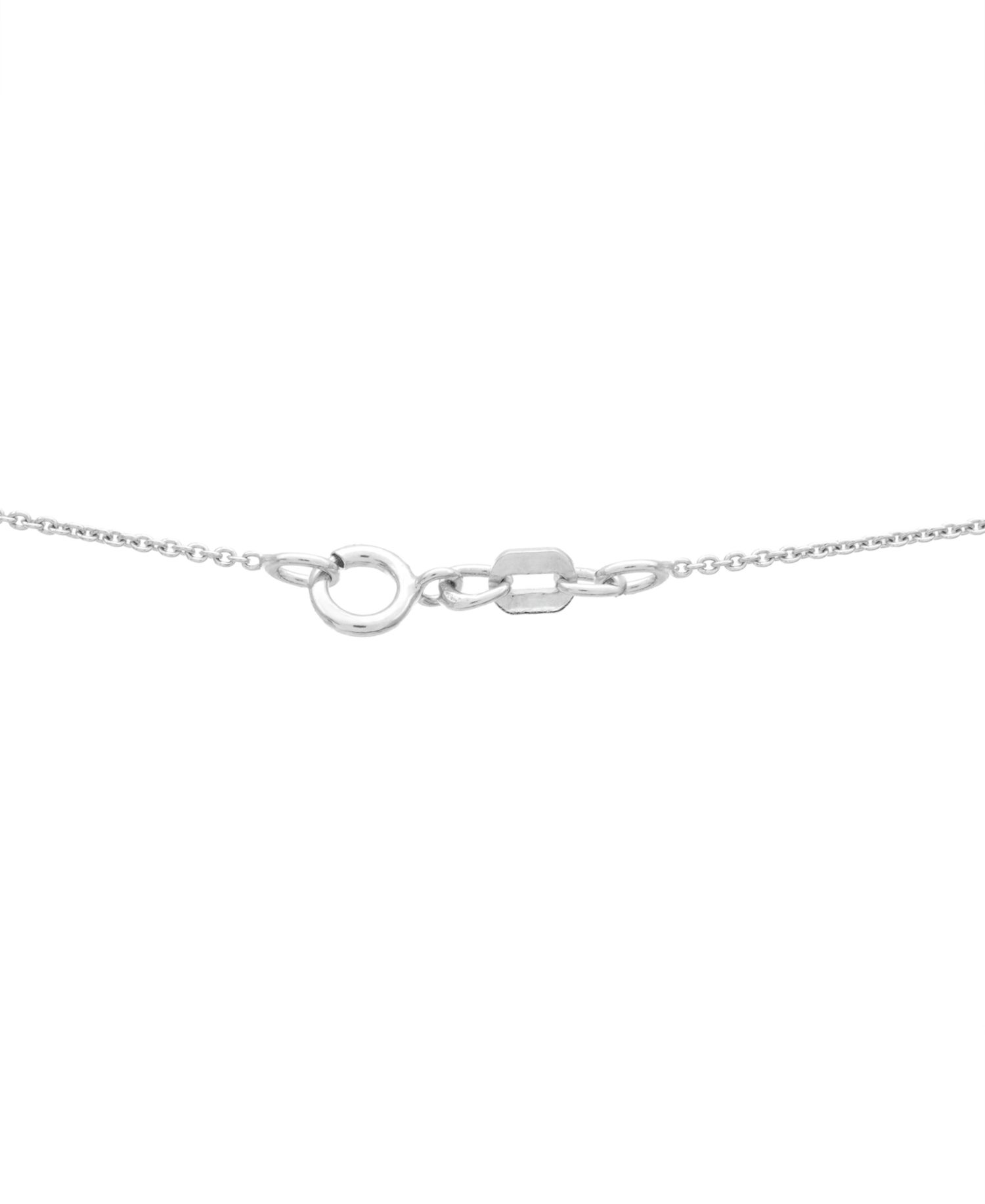 Lab Grown Diamond Heart Pendant Necklace (1/10 ct. t.w.) in Sterling Silver