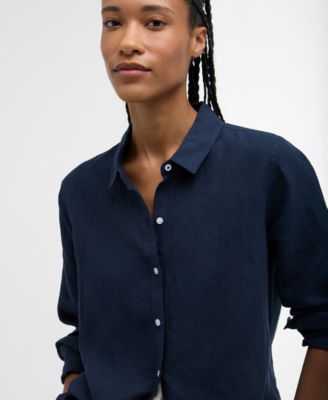 Women's Marine Button-Front Shirt