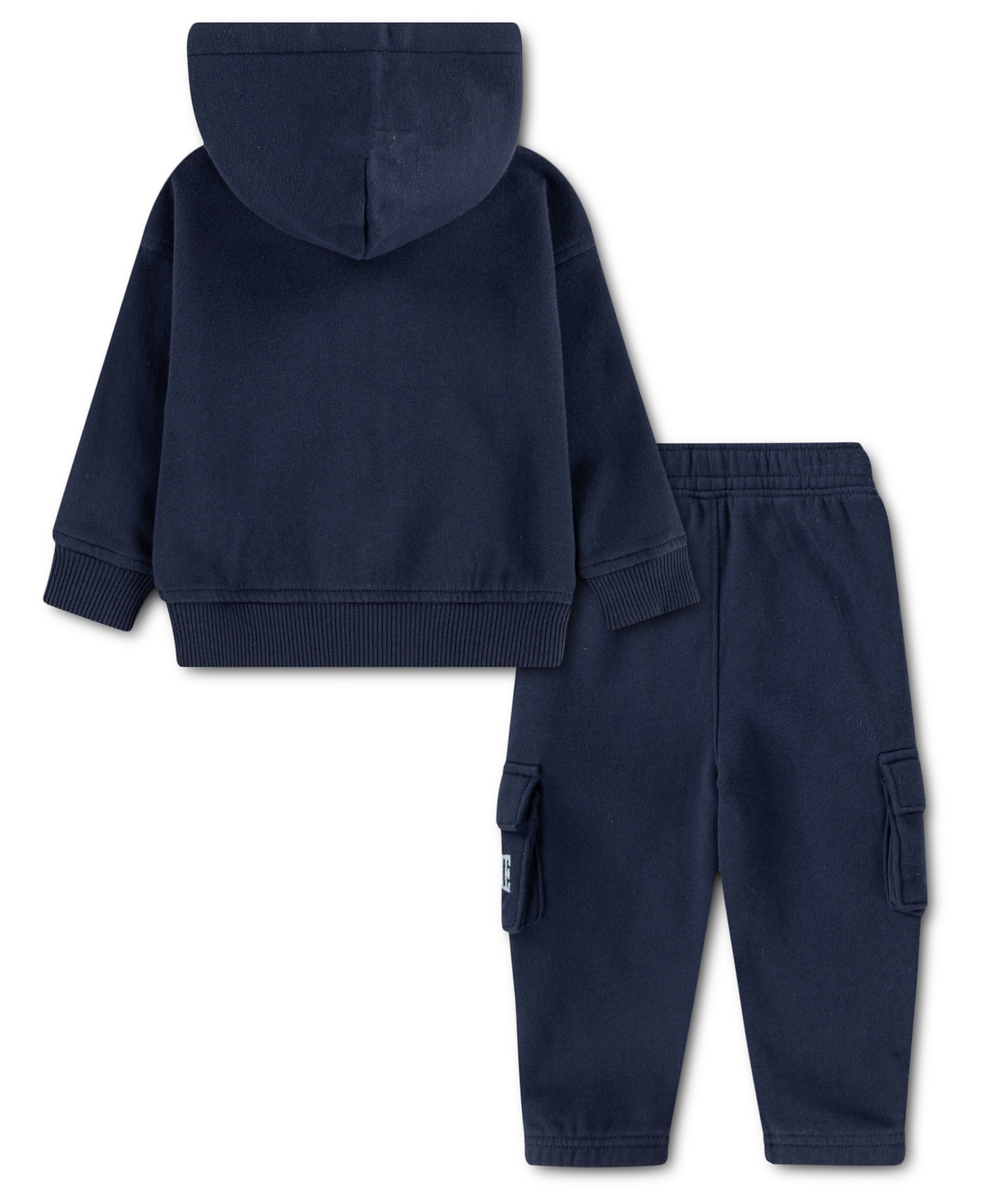 abercrombie kids Baby Boys' Full-Zip Hoodie and Cargo Pants, 2-Piece Set