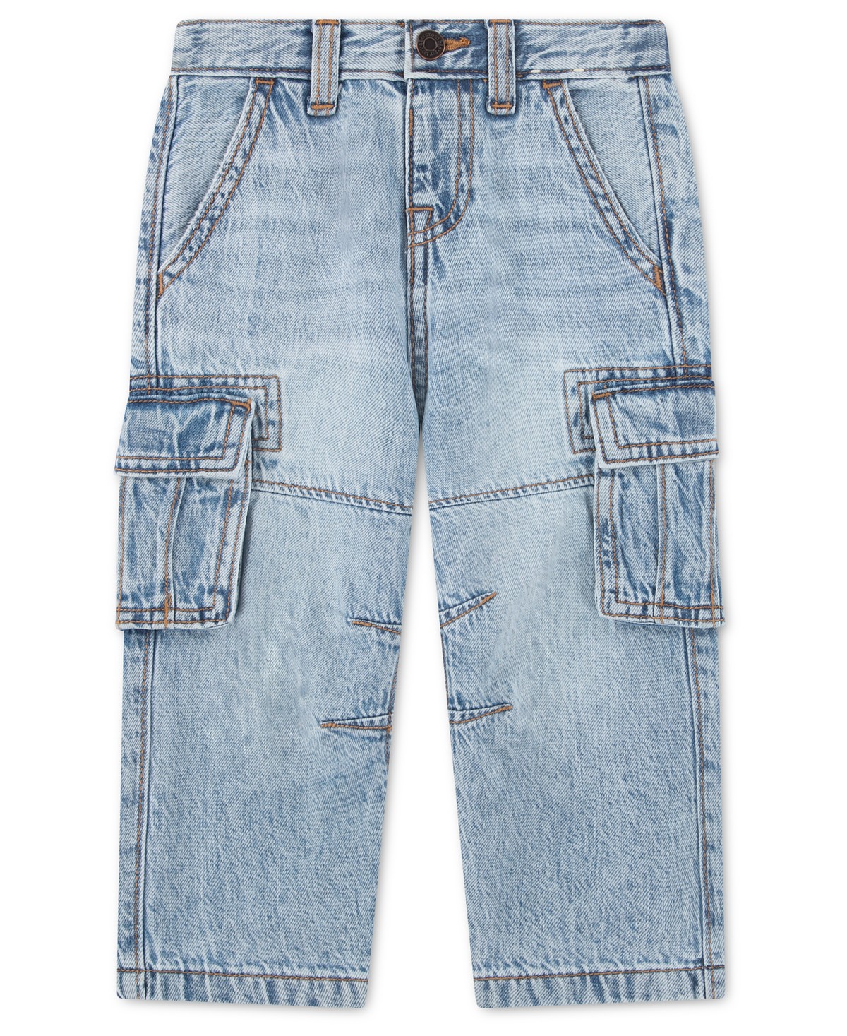 Детские abercrombie kids Baby Boys' Baggy Cargo Jeans — фото 1