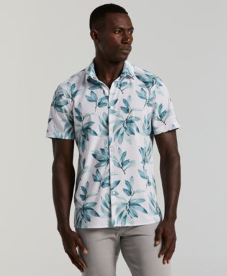 Men's Magnolia Leaf Print Shirt