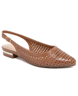 Women's Quilsy Pointed Toe Slingback Flats