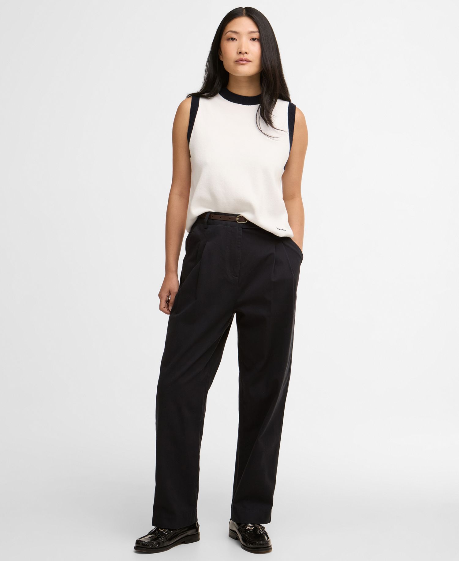 Women's Verona Cotton Straight-Fit Trousers