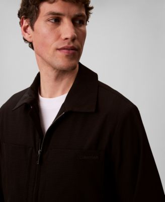 Men's Seersucker Blouson Jacket