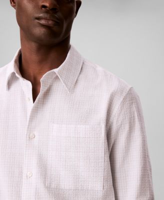 Men's Long-Sleeve Crinkle Poplin Shirt