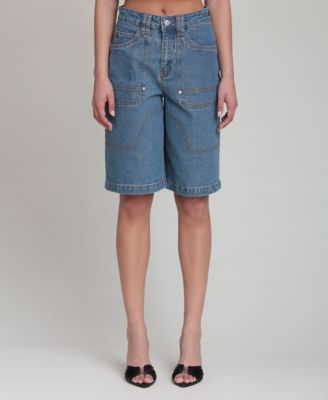 Women's Straight-Leg Denim Shorts