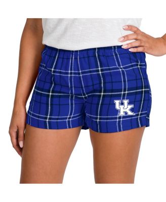 Women's Royal/Black Kentucky Wildcats Ultimate Flannel Shorts