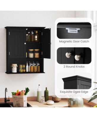 Wall Mount Bathroom Cabinet Storage Organizer Medicine Cabinet