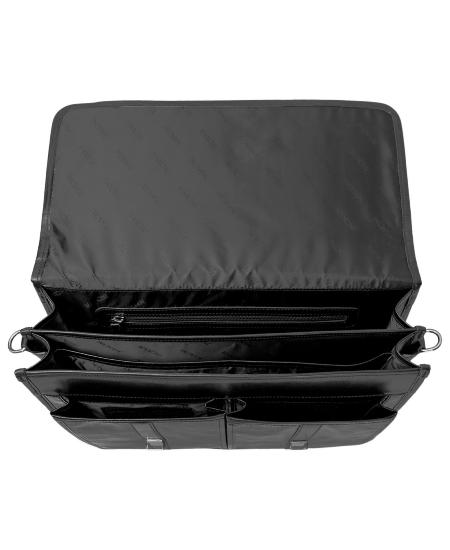Мужская сумка Mancini Laptop Briefcase, цвет: Чёрный — фото 4
