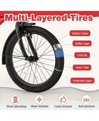 18 Inch Kids Bike for 4-8 Years Old Children Bicycle with Training Wheels