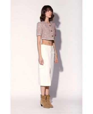 Women's Helene Cropped Boucle Tweed Jacket