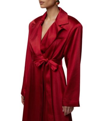 Women's Satin Embrace Maxi Dress