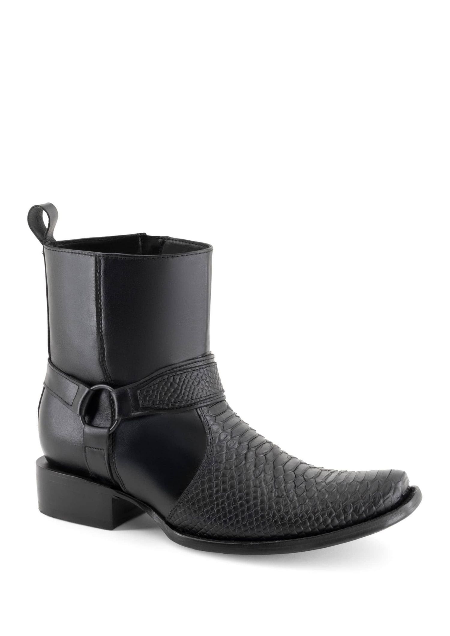 Men's Boots Croco embossed Leather