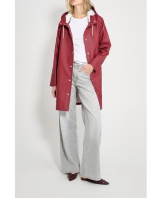 Women's Mosebacke Hooded Long Sleeve Raincoat